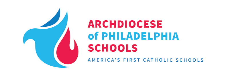 Archdiocese of Philadelphia Schools logo and tagline